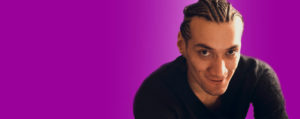 Cornrows hairstyle on a man
