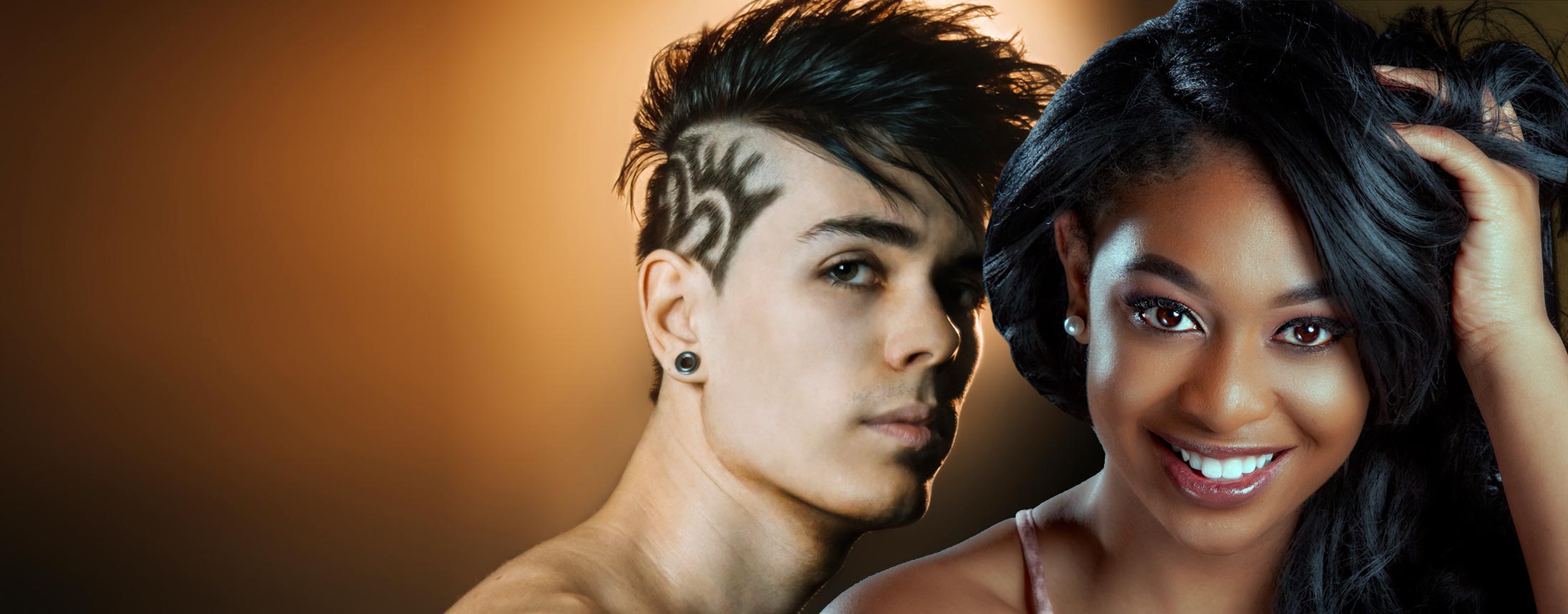 Black Hairstyles with shaved designs
